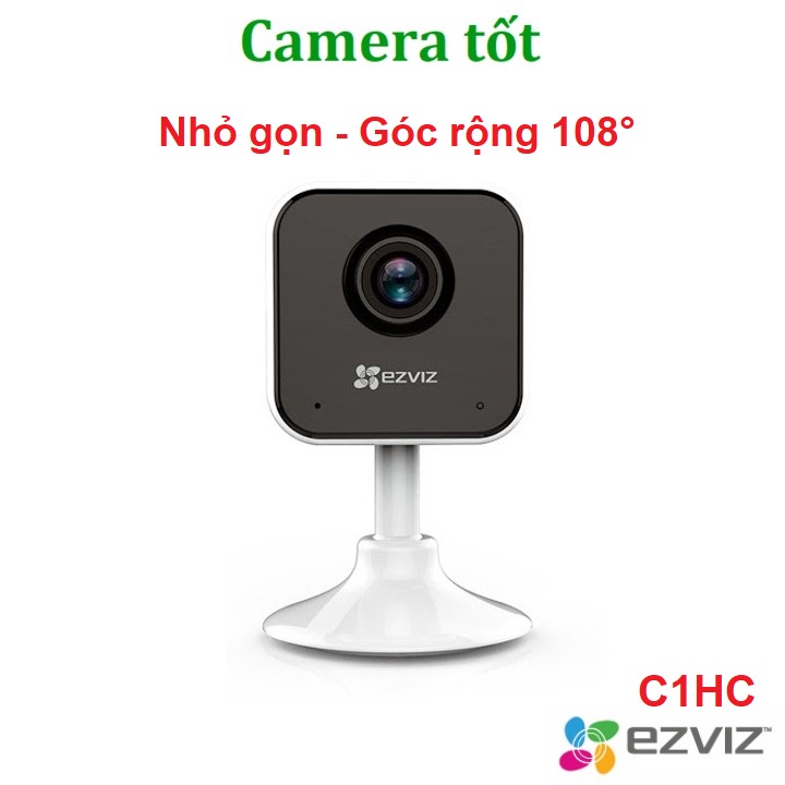 Camera Wifi Góc Rộng Ezviz C1HC Full HD 1080P 2Mp - Nhỏ gọn