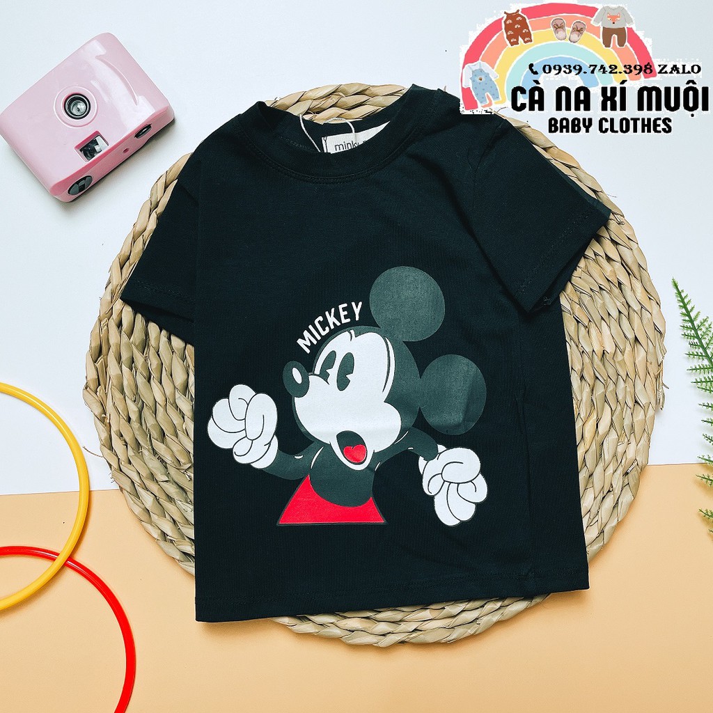 Áo Minky Mom COTTONFREESHIP[XEM TRƯỚC KHI THANH TOÁN]Hàng Chuẩn Cao Cấp Ngắn Tay Họa Tiết Dể Thương Cho Bé