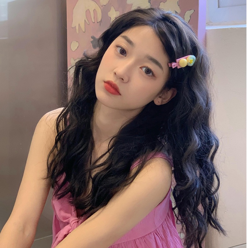 Kẹp Tóc Màu Kẹo Ngọt Họa Tiết Trái Cây Hoạt Hình Phong Cách Hàn Quốc Cho Bé Gái