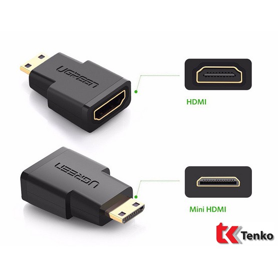 [Mã ELFLASH5 giảm 20K đơn 50K] Đầu Chuyển Đổi Mini HDMI To HDMI Ugreen 20101