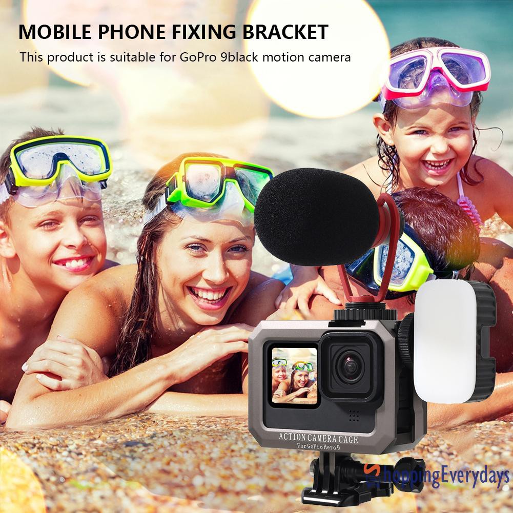 Vỏ Nhôm Bảo Vệ Khung Máy Ảnh Gopro Hero 9 | BigBuy360 - bigbuy360.vn