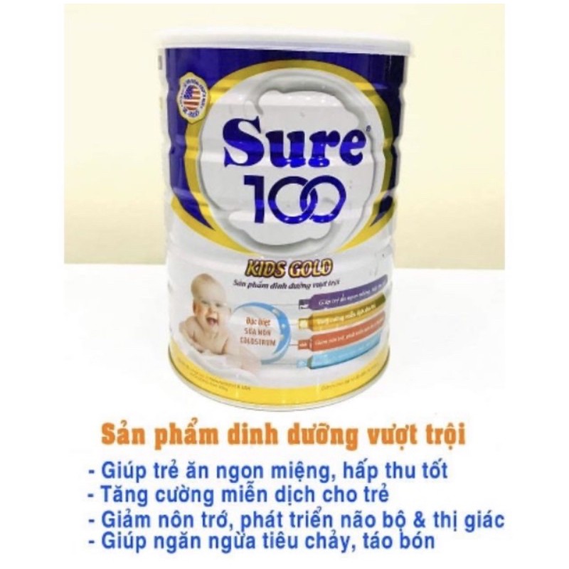 SỮA SURE 100 KIDGOLD 900g