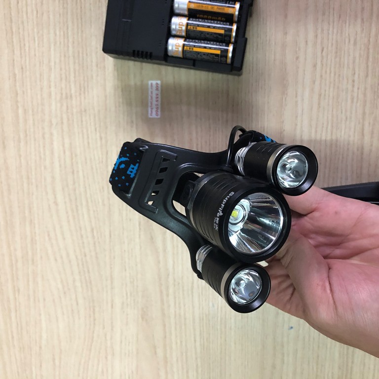 Đèn Pin đội đầu 3 bóng siêu sáng Supfire HL33 chính hãng