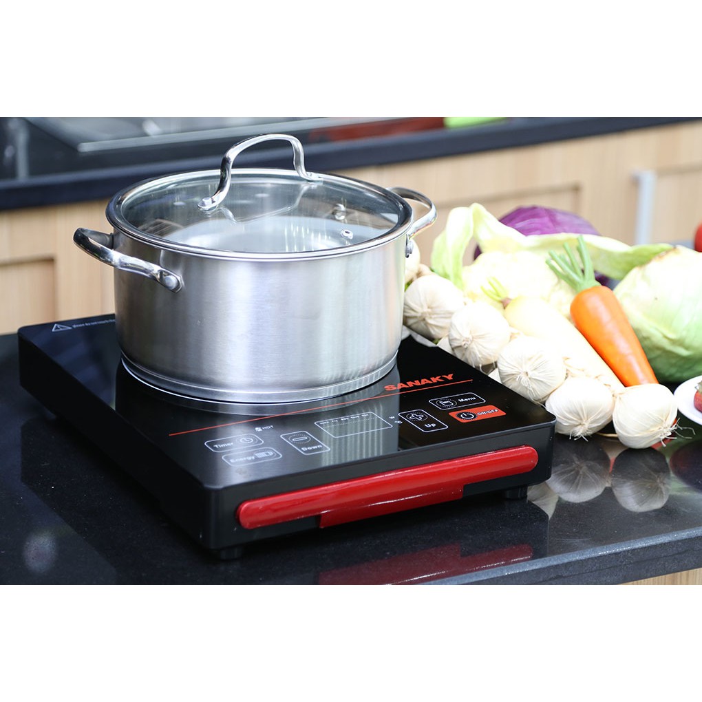 Bếp hồng ngoại Sanaky SNK2101HG cao cấp nấu được tất cả các loại nồi