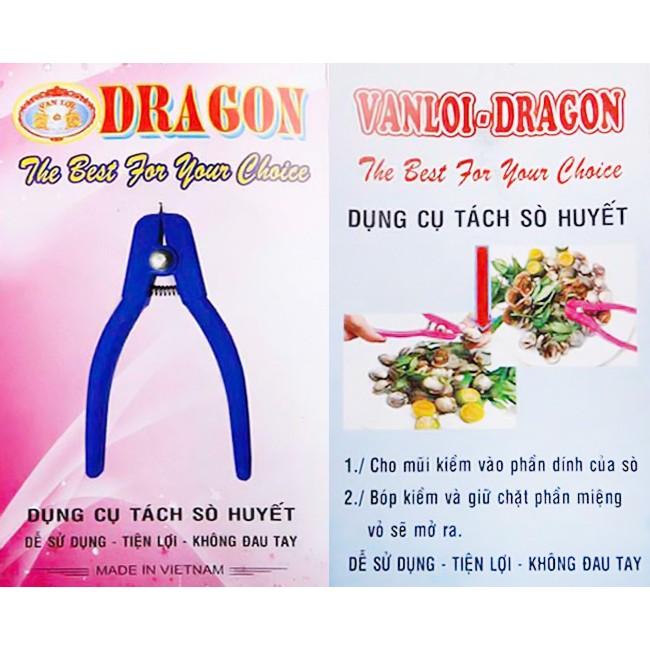 Combo 4 Dụng Cụ Tách Sò Huyết Trợ Thủ Nội Trợ Số 1