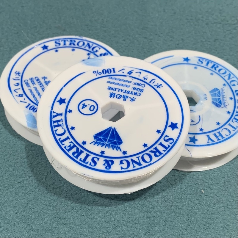 Cuận dây cước  đàn hồi co giãn hàng loại tốt làm thủ công đủ size 0.4mm-1.2mm