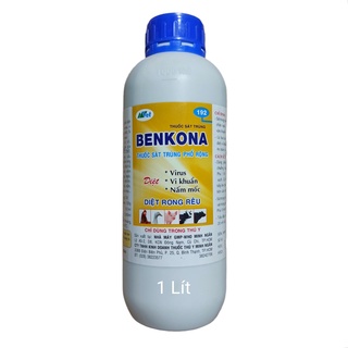 Benkona chai 1 lít Diệt khuẩn,nấm mốc reeu tảo, sát trùng chuồng trại,xử lý giá thể