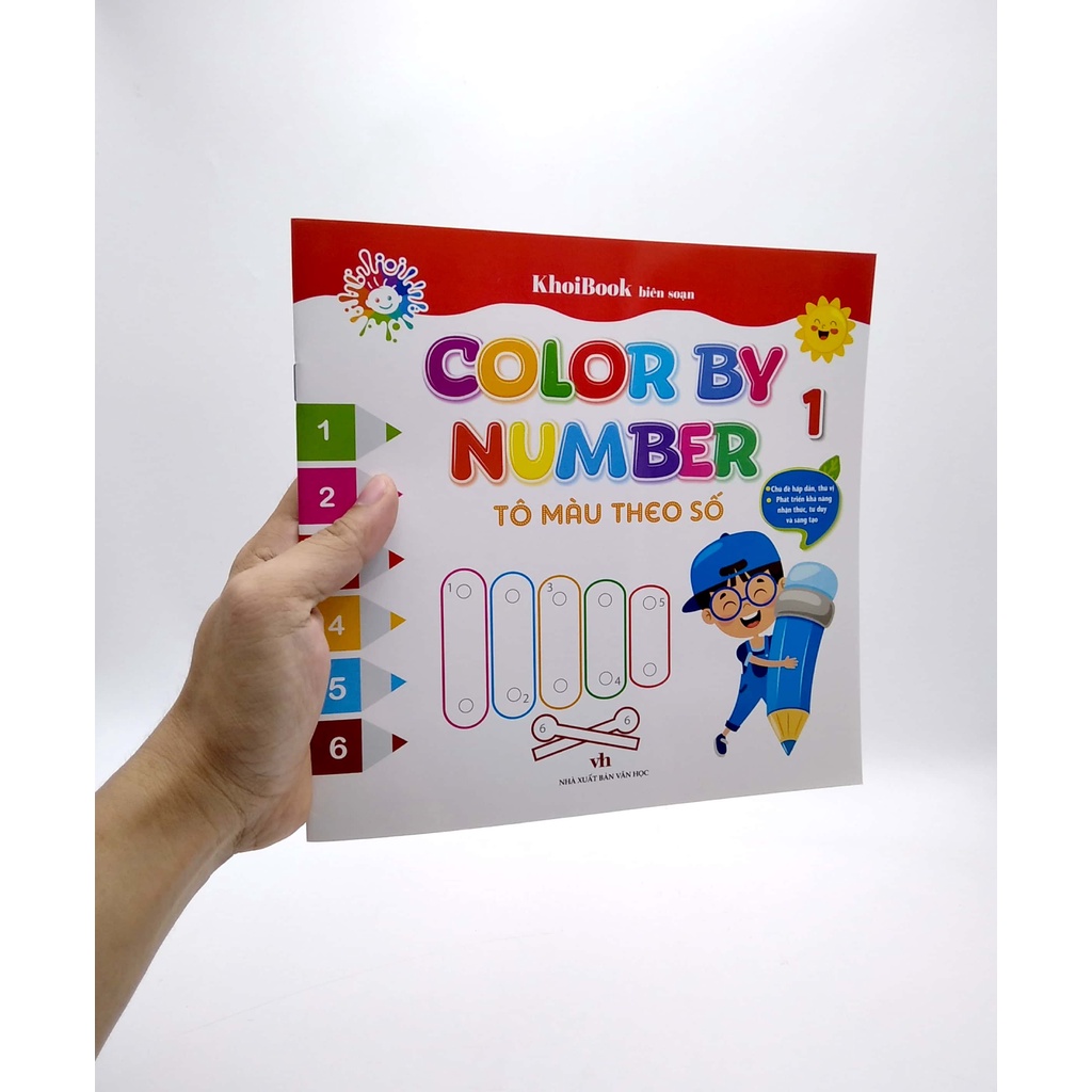 Sách Color By Number - Tô Màu Theo Số -Tập 1