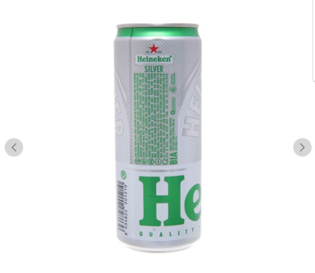 Bia heineken silver lon cao 330ml