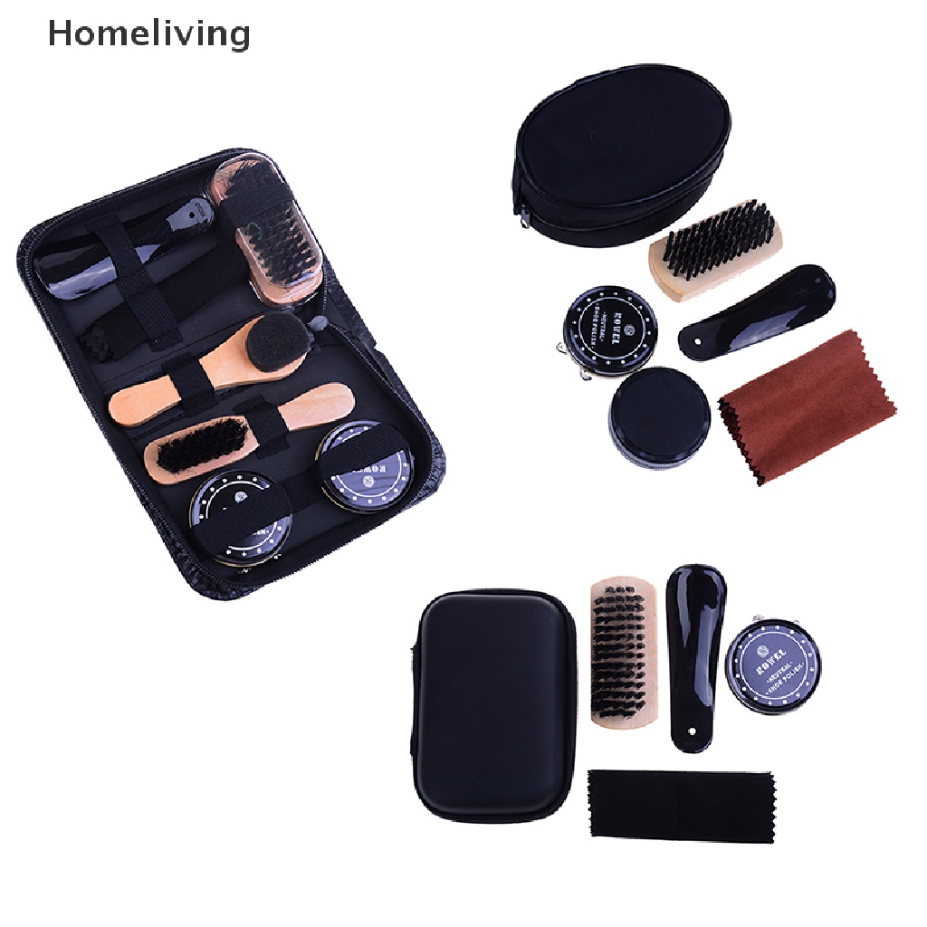 Bộ Dụng Cụ Đánh Bóng Giày Bằng Bọt Biển Di Động Tiện Dụng