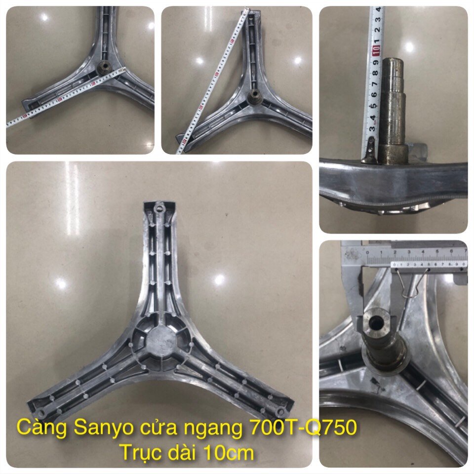 Trục càng chạc ba máy giặt Elec/ Sanyo/ Samsung các loại