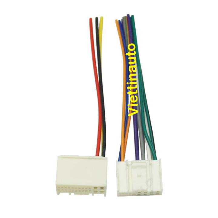 Bộ 2 rắc cắm cho màn hình máy nghe nhạc theo Kia Huyndai, dây nguồn Kia, Huyndai