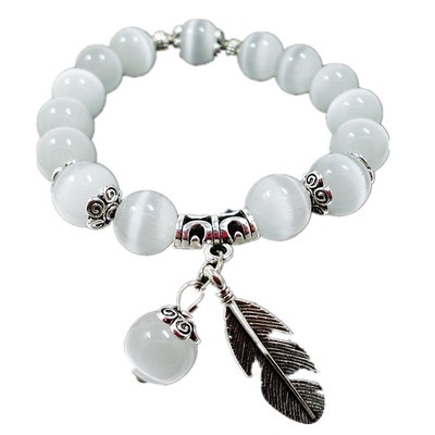 Vòng tay nữ đá Opal phong cách dân gian Kachu Corner