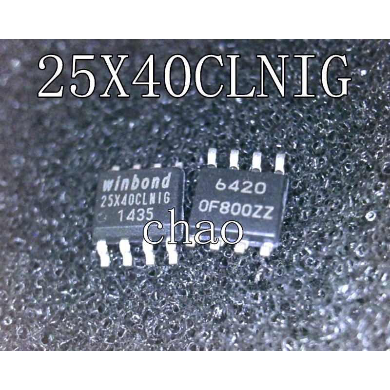 25X40CLNIG W25X40CLNIG 512 KB bios 512KB điện áp 3v3 trên card màn hình - SOP8