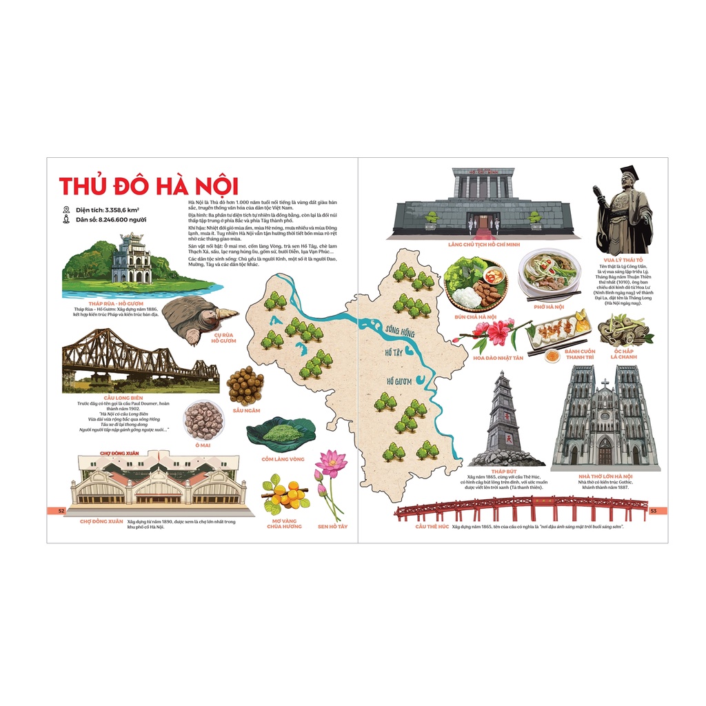 Sách - Đất Nước Gấm Hoa - Atlas Việt Nam