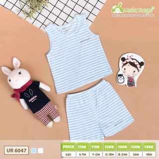 Bộ QA ba lỗ kẻ ngang Uala&Rogo – UR 6047