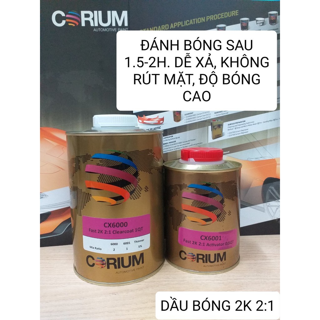 Sơn bóng 2k Corium CX6000
