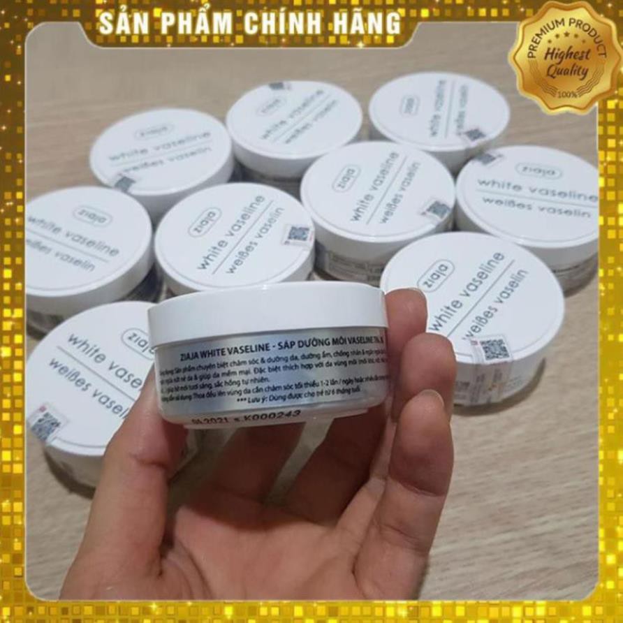 SÁP ĐA NĂNG VASELINE BẢO VỆ GIỮ ẨM, DƯỠNG DA, MÔI, MÓNG TAY CHÂN - ZIAJA WHITE VASELINE 30ML