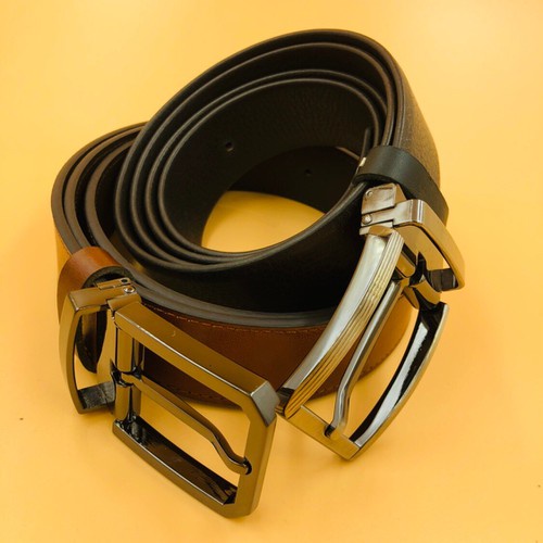 Thắt Lưng Nam Da Bò Thật 100% Đốt Không Cháy ( Khóa Cài Khuy )-Bảo hành 5 năm