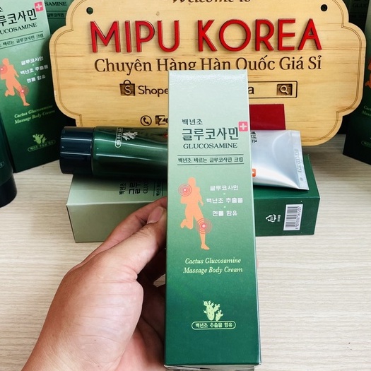 (Date 11/2025) Dầu Lạnh Xoa Bóp Khớp GLUCOSAMINE Hàn Quốc hộp 150ml