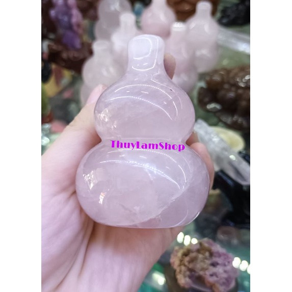 Bầu hồ lô đá phong thủy nhiều màu cầu sức khỏe, cầu may mắn