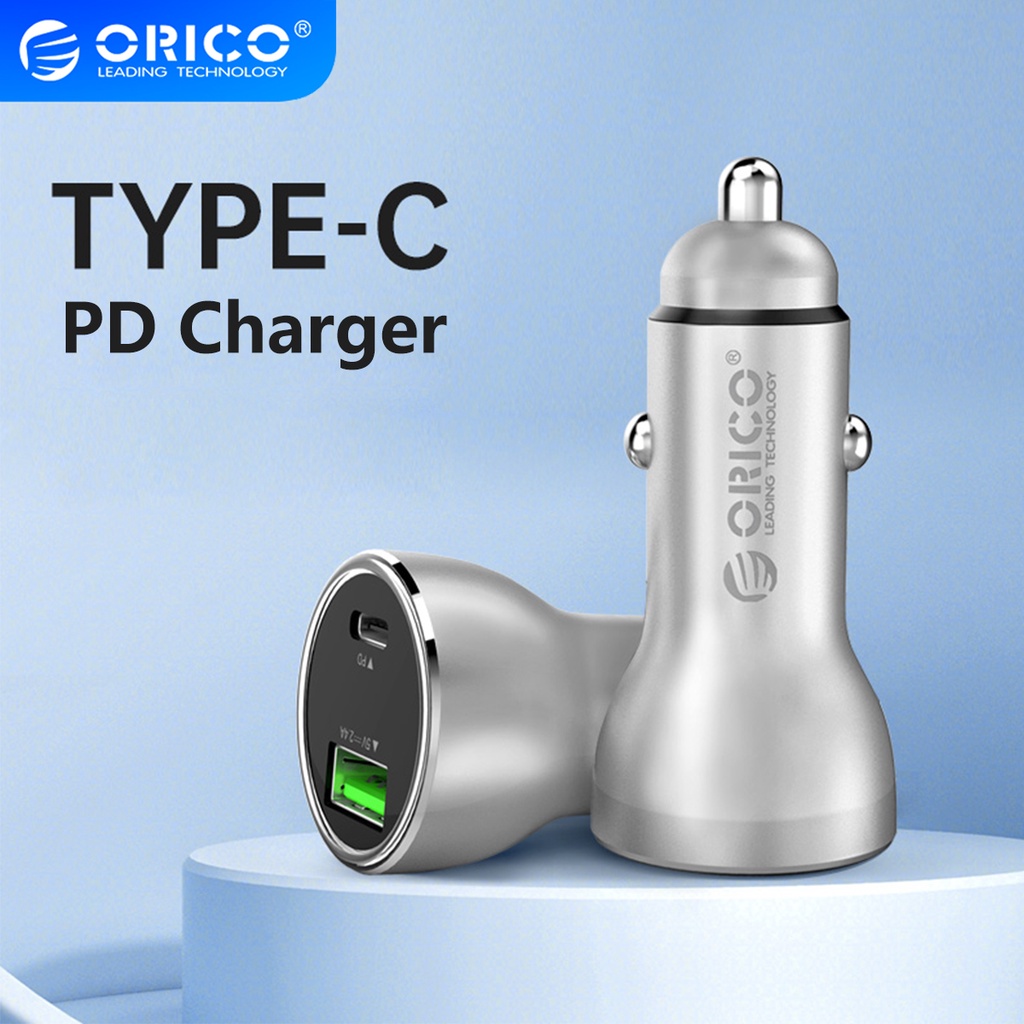 Bộ sạc ORICO UPD-2U USB C 3.0 sạc nhanh 4.0 thích hợp cho iPhone 13 X XR Samsung Huawei Oppo Vivo