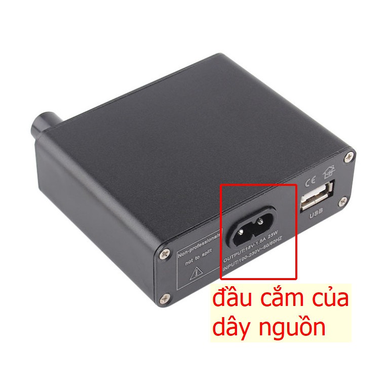 Dây Nguồn Số 8 - Dây Nguồn 2 Cửa cắm biến áp, máy hơ gel, đèn ring...