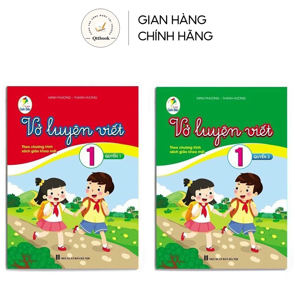 Sách - Luyện viết lớp 1 theo chương trình sách giáo khoa mới Cánh diều (combo 2 quyển)