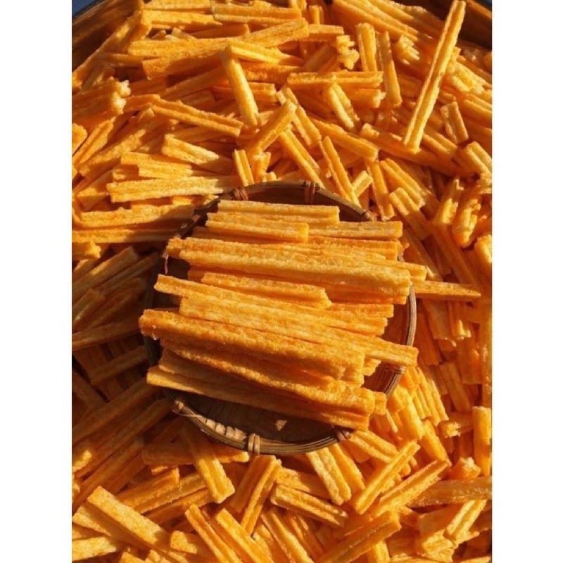 1Kg Khoai Tây Sấy Lắc Phô Mai Đậm Vị Thơm, Cam Kết Ngon