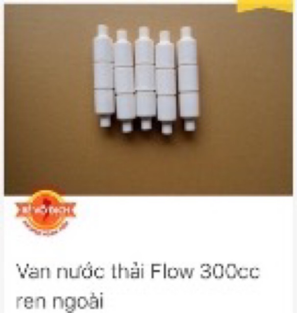 Van nước thải Flow 300cc ren ngoài