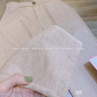 Quần baggy dạ
