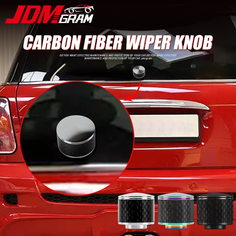 Nắp Đậy Cần Gạt Nước Xe Hơi Bằng Sợi Carbon 1chiếc nắp đậy cần gạt mưa ô tô Thông Dụng ĐChống Thấm Nước đậy cần gạt nước bằng cho xe ô tô Đua xe tay phía sau vít nắp bóng phụ kiện ngoại thất ô tô