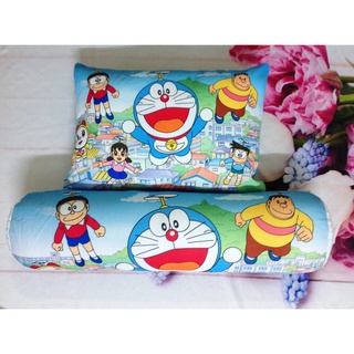 Set gối nằm và gối ôm Doreamon Nobita Xuka