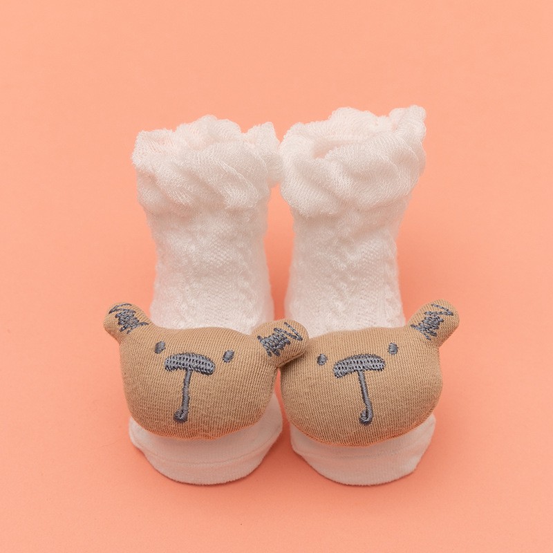 Tất lưới cổ ngắn mùa hè dễ thương cho bé