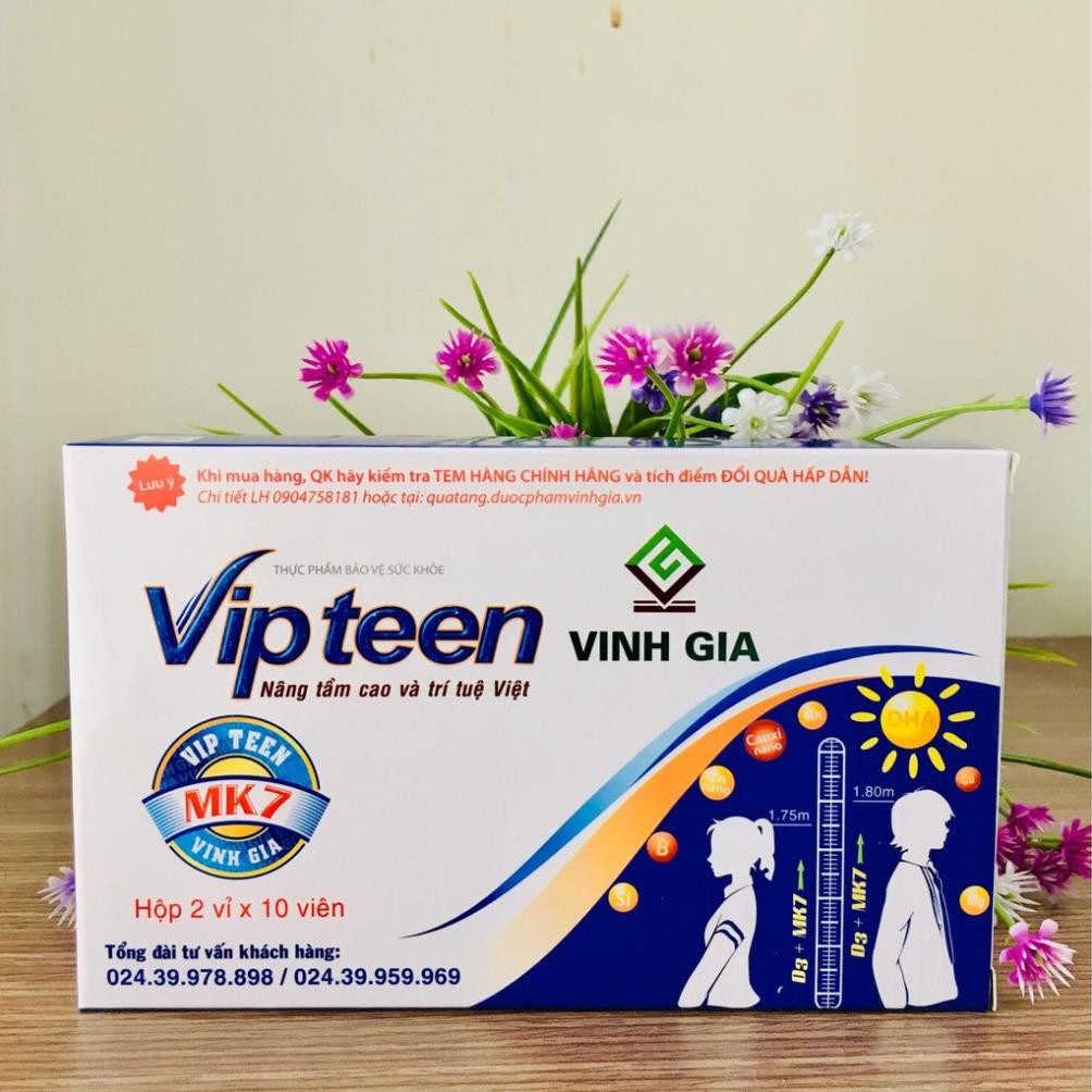 VIPTEEN - Giúp trẻ phát triển chiều cao vượt trội