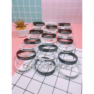 Vòng tay BTS trắng đen