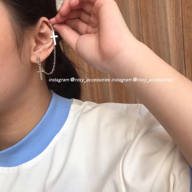 ROSY - KHUYÊN TAI VÀNH XÍCH CÁ TÍNH ĐỦ MẪU