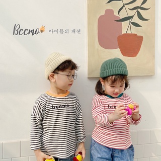 Áo phông dài tay kẻ sọc Hàn Quốc cho bé - Beemo