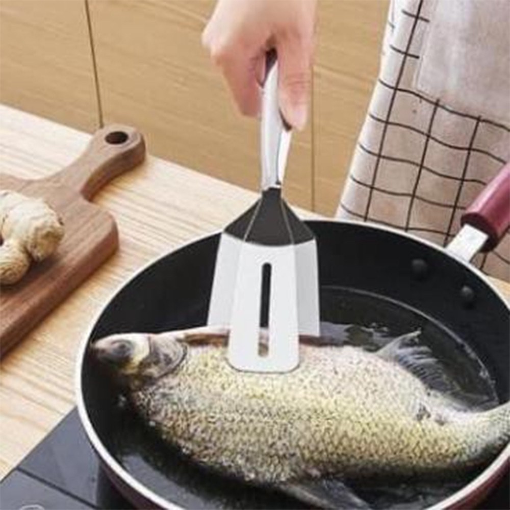 Kẹp Gắp Thức Ăn, Lật Đồ Chiên Nướng Rán INOX