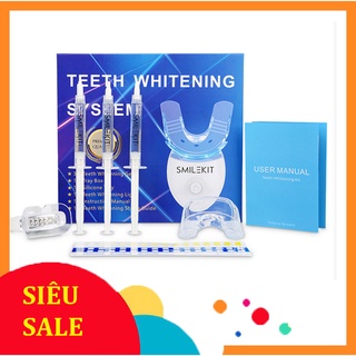 Máy làm trắng răng tự nhiên Smile Kit, Máy tẩy trắng răng bằng kem nguyên liệu từ thiên nhiên giúp răng trắng sáng