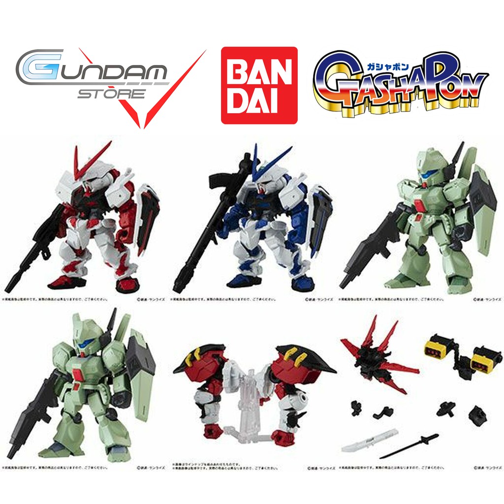 Bandai Mô Hình Gundam Mobile Suit Ensemble 19 Đồ Chơi Gashapon Ngẫu Nhiên Astray Red / Blue Jegan Flight Unit Powered
