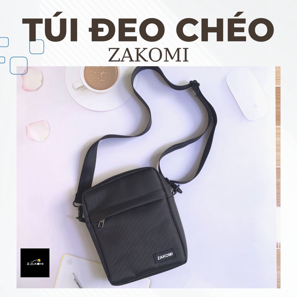 Túi đeo chéo mini nữ Zakomi vải Oxford chống nước, túi nhỏ đeo chéo giá rẻ đựng phụ kiện đi chơi – BH 12 tháng