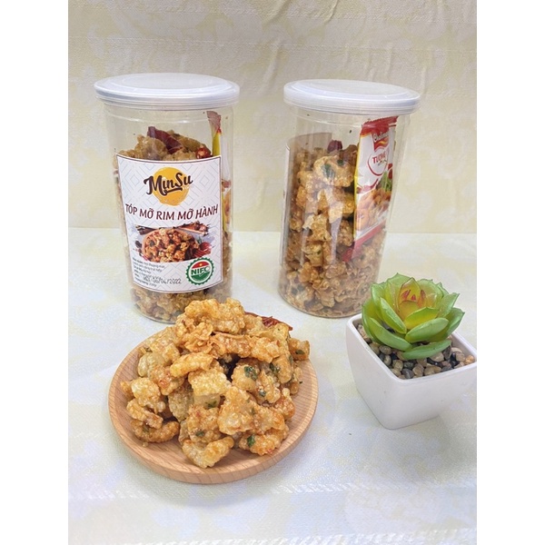Tóp mỡ sốt mắm hành hũ 250g loại ngon