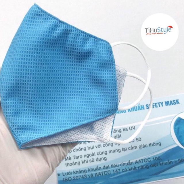 [SẴN HÀNG, 1 BỌC 1 CÁI] Khẩu trang vải 3 lớp AMAC kháng khuẫn đã kiểm định, chống tia UV,  - Tái sử dụng 20 lần | BigBuy360 - bigbuy360.vn