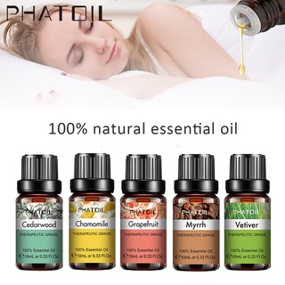 Tinh dầu thơm PHATOIL chiết xuất tự nhiên mát xa liệu pháp hương thơm tạo ẩm chăm sóc làn da 10ml