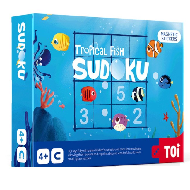 Trò Chơi Ô Chữ Trí Tuệ Sudoku TOI Cho Bé 4 Tuổi