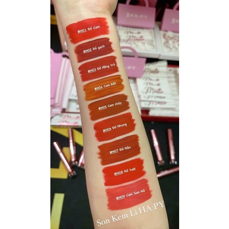 Son hapy siêu lỳ minigarden chính hãng màu