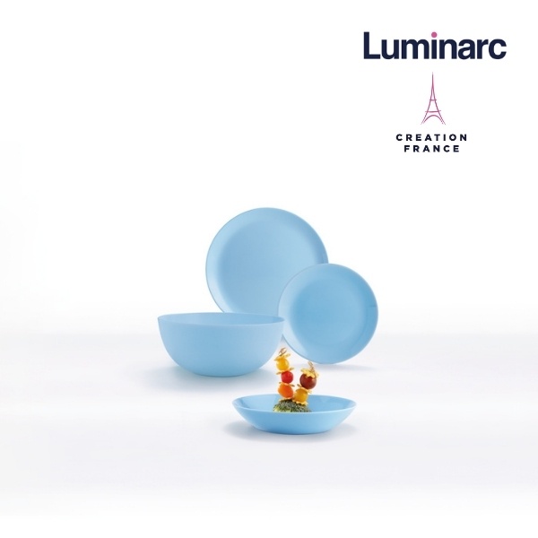 [Mã BMBAU50 giảm 7% đơn 99K] Bộ 6 Chén Thuỷ Tinh Luminarc Diwali Light Blue 12cm- LIDIP9203