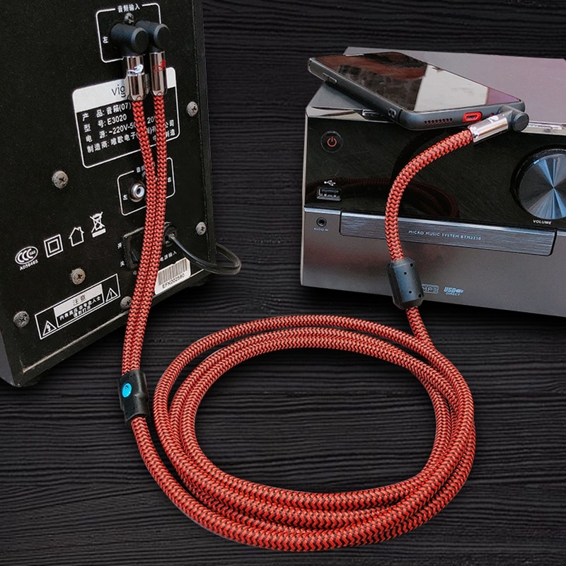 Dây Cáp Chuyển Đổi Âm Thanh 3.5mm Sang Rca Cho Pc Mp3 3.5 Đến 2 Rca Aux Dài 1m 2m 3m 5m 8m 12m-*&---** | BigBuy360 - bigbuy360.vn