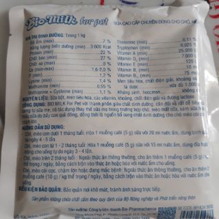 Sữa cho chó mèo Bio - milk 100g